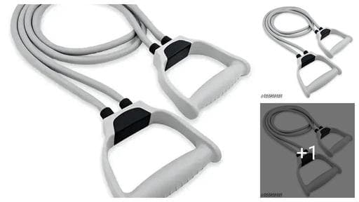 Store Double Toning Resistance Band Tube Exercise Band for Stretching, Full Body Workout Immunity Boost, Home Gym and Toning for Men and Women Color As Per We Have Stock.