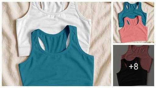 Sweat Control Stretch Bra for Training Sessions