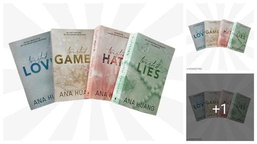 Twisted Set | Twisted Love, Game, Hate and Lie all in one pack, Fantacy Novel