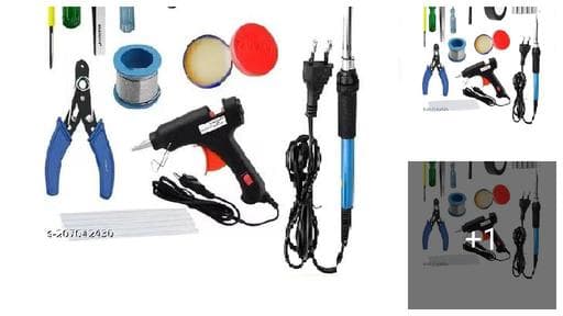 Atrocitus ELECTRONIC 12IN1 GLUE GUN COMBO PACK WITH SOLDERING IRON Standard Temperature Corded Glue Gun