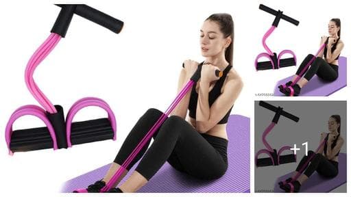 M T Pull Reducer Exercise Equipment for Home Gym - Premium Stretching Band for Exercise, Tummy Trimmer, Yoga Pedal Puller Resistance Band for Men and Women, Belly Fat & Leg Exercise, Fitness Tool