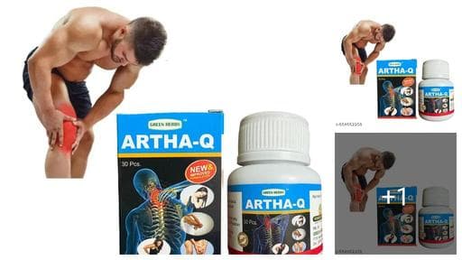 Artha Q 100% ayurvedic improved formula capsule for all of pain kind relief pack of 1