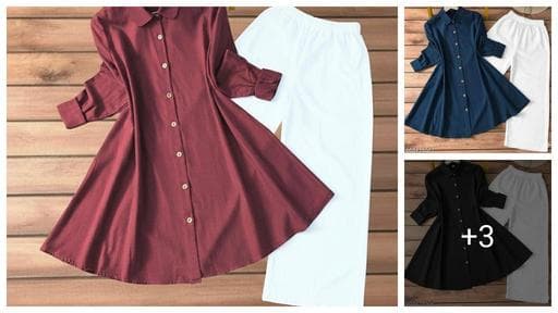 New Design Ladies Top with Plazzo Set On Rayon Fabric Latest Collection