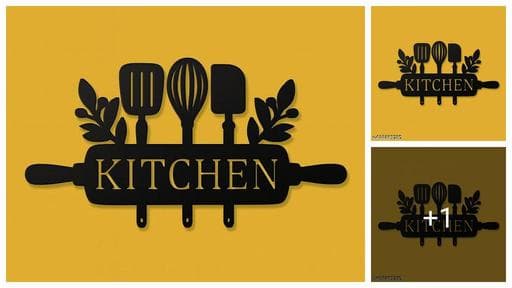 AKAAY CRAFT & CREATION KITCHEN WALL DECOR WOODEN ART