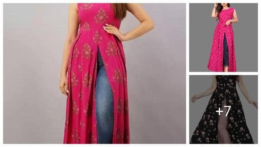 Polyster/Crepe fabric-Kurtis