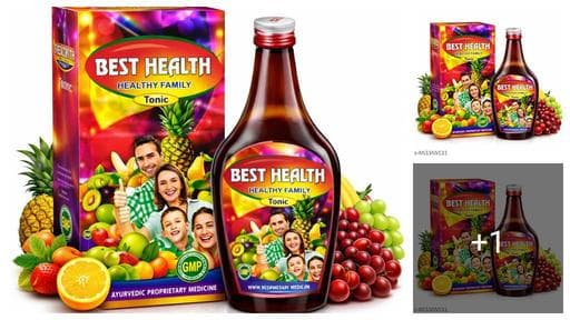 Best Health Healthy Family Tonic | Ayurvedic Herbal Health Syrup | Helps Improve Appetite & General Wellness | 450 ml PACK OF 1