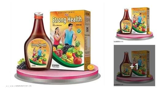 Strong Health Herbal Wellness Tonic for Men & Women | Daily Energy & Immunity Support | Fruit & Herbal Formula | PACK OF 1 -450 ml