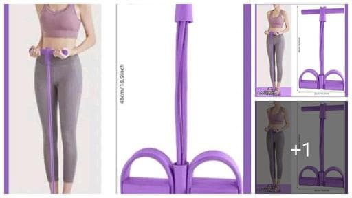 Pull Reducer Training Bands Tubes Body Trimmer Pedal Exerciser Yoga Crossfit Exercise, Arm Exercise, Tummy Body Building Training Men and Women