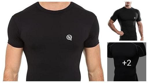 Men Half Sleeve Compression T-Shirt | Slim Fit Gym Workout Wear | Quick Dry Stretch Sports T-Shirt for Running, Training & Fitness