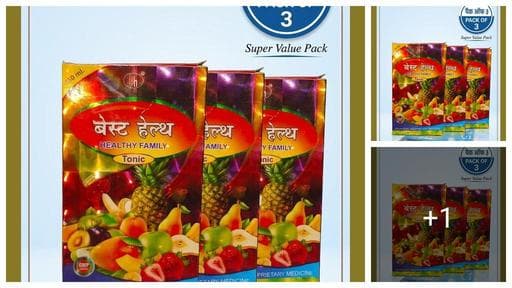Best Health Ayurvedic Family Tonic - 450ml (Pack of 3) | Natural Immunity & Energy Booster