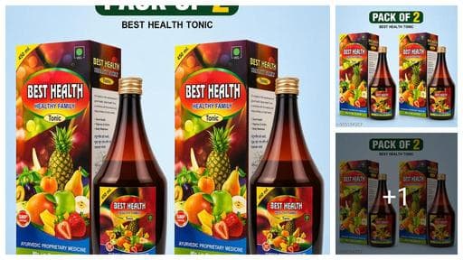 Best Health Tonic 450ml (Pack of 2) | Herbal Health Supplement for Daily Wellness