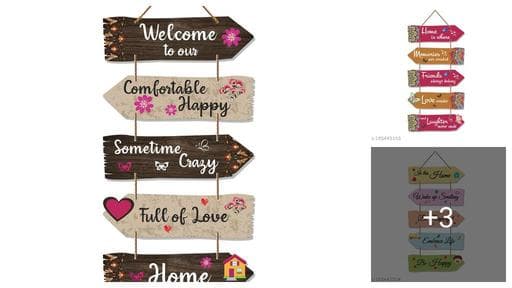 TRUEFAB Wooden Wall Hanging Decorative Items For Home Decoration|Office Decor(WH_7304N)