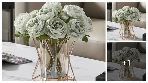 De Casa Decor Hot New Geometric Golden Tea Light Candle Holder Showpiece with Gold glass